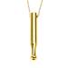 Oralgos fashionable breathing necklace stylish mindfulness necklace choker jewelry for everyday use peace stress relief gold colors stainless steel
