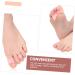 Healvian Double Hole Toe Splitter Nail Art Tool - 12pcs Toe Spreader Set for Bunions, Hammer Toe Corrector, Toenail Separator - Foot Care Kit 5.6x2cm - Buy Online on GoSupps.com