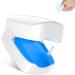 Nail Fungus Cleaning Laser Treatment Device - Effective Home-Use Therapy for Damaged Discolored and Thickened Toenails and Fingernails with 910nm Infrared and 470nm Blue Light White