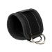 Keduoduo ankle straps- padded fitness cuffs for kick back hip and hip exercises leg stretching and hip discrimination black black black