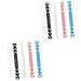 Minkissy 10 pcs hanging ear auxiliary extension adjustment white from face mouth protection hearing protection mask extension belt mask extension rings earrings ordinary 15x1.5cmx2pcs