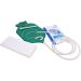 Enema Bag Kit for Colon Cleansing | Platinum Cured Silicone Hose - 2 Quart Green - Buy Online on GoSupps.com