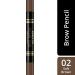 Max Factor Real Brow Fill & Shape Pencil 02 Soft Brown | 10g - Enhance Your Brows for Perfect Definition - Buy Online on GoSupps.com