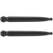 Lzeouean 2X Traditional Relax Thai Foot Massage Reflexology Stick Tool Black