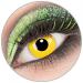 Colored white 'yellow' contact lenses with strength -2.00 1 pair of crazy fun contact lenses with container to Carnival Carnival Halloween - Top quality of 'Giftauge'