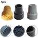 Oniissy Cane Tip 19 mm 5 Pack Non-Slip Rubber Replacement Cane Tip for 19 mm Diameter Standard Walking Stick Folding Cane Crutch Accessory(19mm gray) - Buy Online on GoSupps.com