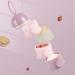 2pcs Portable Milk Powder Dispenser Pot - 4 Layers Formula & Snack Storage Container for Baby - Pink Travel Container for Outdoor Activities - Buy Online on GoSupps.com