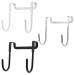 Cabilock 3pcs Hook up Over Door Towel Rack Metal Over Door Hooks Solid Hook On The Door Hanger Door