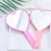 Beaupretty 2 Skin Heart Hand Mirror - Portable Pink Cosmetic Mirror for Women | Perfect Travel Gift - Buy Online on GoSupps.com