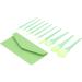 YAOGOHUA Cosmetic Brush Set Soft Hair Blusher Loose Powder Brush Makeup Tool with Bag Green - Buy Online on GoSupps.com
