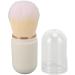 6 in 1 Makeup Brush Set Portable Synthetic Cosmetic Brushes Set for Foundation Blending Powder Eye Shadow with Mirror (White) - Buy Online on GoSupps.com