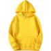 Fleece Sweatsuit Tracksuit for Men - Yellow Large | Winter Hoodie Sweatshirt & Sweatpants Outfit Set - Buy Online on GoSupps.com
