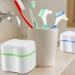 Prosthesis Cases & Storage Box Set | Clean & Store False Teeth | Green & Blue Prosthesis Container with Cleaning Brushes - Buy Online on GoSupps.com