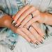 IWYKT Black Hematite Rings Set - 8 Pcs Anxiety Balance Root Chakra Black Stone Rings for Women Men - Buy Online on GoSupps.com