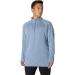 ASICS Men's Dorai Quarter Zip Running Clothes - X-Large Asics Blue Heather - Buy Online on GoSupps.com
