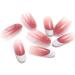 OnSaya Coffin False Nails French Long Fake Nails Ballerina Acrylic Press on Nails Full Cover Stick on Nails 24pcs for Women and Girls PINK 1 count (Pack of 1) PINK - Buy Online on GoSupps.com