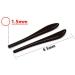 Shop Dookaa Glasses Brick: Replacement Tips for Thin Metal Glasses - 3 Pairs Dark Brown Ear Socks & Pipe Sleeves - Buy Online on GoSupps.com