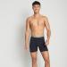 Runderwear Men's Anti-Chafing Boxers (5 inch) - Small Black/Cyan | Lightweight, Breathable, Moisture-Wicking Sports Underwear - Buy Online on GoSupps.com