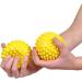 Sport-Tec Sensy-Ball Hedgehog Massage Balls - Reflexology Self-Massage - Yellow 10 cm - 2 Pack - International Shipping Available - Buy Online on GoSupps.com