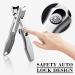 German Nail Clippers for Men | 2024 Ultra Sharp Heavy Duty Toe Clippers | Professional Extra Large Design with Catcher & File | Perfect for Seniors - Buy Online on GoSupps.com