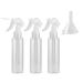 ZISHAN 4 Pcs Spray Bottle Small Spray Bottle Hair Spray Bottles Mini Spray Bottle Clear Empty Fine Mist Travel Bottle Set Small Refillable Travel Bottle Water