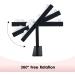 BWLLNI Hollywood Lighted Makeup Mirror - Touch Control, 3 Colors, 10X Magnification, 360آ° Rotation - Black - Buy Online on GoSupps.com