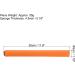 Stainless Steel Sponge Track Baton for Athletics - Orange - Buy Online on GoSupps.com