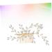FRCOLOR Bridal Headpiece Wedding Hair Accessories Bridal Headdress Bridal Hair Accessories White Comb Bride - Buy Online on GoSupps.com