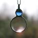 Loupe Pendant Necklace Gift 2022 Magnifying Glass Necklace Vintage 10X Magnifying Reading Magnifier Decorative Gift Blue - Buy Online on GoSupps.com