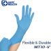 NITRO-V Nitrile-Vinyl Exam Gloves - Latex and Powder Free, Blue, Large (100 Count) - Medical Grade for Clinic, Nursing, Food Handling, Cleaning, and Salon Use - Buy Online on GoSupps.com