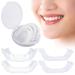 Dazzle cosmetic braces cover instant perfect smile veneers teeth snap-on-veers teeth temporary brightening comfort veneer for the upper and lower teeth-2 pairs
