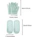 Moisturizing Gel Socks & Gloves Set for Cracked Feet Repair | Reusable Spa Foot Care - Green - Buy Online on GoSupps.com