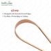 Qloop Copper Tongue Cleaner - Ayurvedic Oral Hygiene Tool for Fresh Breath - Single-Handed Operation & Larger Surface - Set of 2 - Buy Online on GoSupps.com