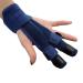 Adjustable 2 Fingers Splint Trigger Brace for Arthritis - Supports Index Middle Ring & Pinky Fingers - Ideal for Trigger Finger Injury Fracture & Tendonitis - One Size Blue - Buy Online on GoSupps.com