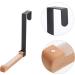 LABRIMP Over Door Coat Hook Door Hook Over Door Clothes Hanger Rack Coat Hooks Wall Mounted Wall Coat Hanger Over The Door 17.5X16CM Black - Buy Online on GoSupps.com