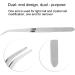 Nail Care Tools Tweezers Modeling Tweezers Nail Shaping Tweezers Clips Nail Design Tools Suitable for Nail Salons - Buy Online on GoSupps.com