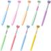 Shop Ioiuskku Triple Toothbrush - Triple Clean Technology for Efficient Oral Care | Pink for Adults & Girls - Buy Online on GoSupps.com