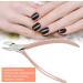 Stainless Steel Nail Clipper Set Professional Nail Cutter Trimmer Tool for Ingrown Toenail Pedicure Manicure Tool Kit with Safety Cover(Rose Gold) - Buy Online on GoSupps.com