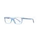 SERONI Pin Temple Tr90 Rectangle Frame Blue Light Blocking Glasses for Women Men Anti UV Ray Computer Reading Glasses Blue 53 Millimeters