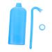 Healvian 4 piece of cleaning bottle for stoma bag bluish bluish blueriot stoma bag cleaning brush detergent detergent deliveries.