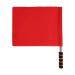 Sports Referee Flags Volleyball Line Judge's Flags Linesman Solid Flag Referee Flag Marking Flags Sports Match Football Linesman Flags Training Flag Linesman Signal Flags with Stainless Steel Handle