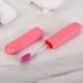 Ddky 4-Piece Smiling Face Travel Toothbrush Set | Portable Toothbrush Case & Protective Cover for Safe Travel - Buy Online on GoSupps.com