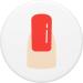 Nail Polish Fingernail Manicure PopSockets PopGrip: Swappable Grip for Phones & Tablets Standard - Buy Online on GoSupps.com