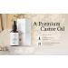 Organic Castor Oil for Eyelashes & Eyebrows - Pure Ricinoleic Acid Hair Oil & Scalp Serum - Nourishing Anti-Dandruff Supports Skin Health - 2 Oz - Buy Online on GoSupps.com