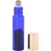 Fabater Roller Bottle Hotel Glass Essential Oil Bottle for Home Travel (10ML dark blue essential oil bottle + jade ball) - Buy Online on GoSupps.com