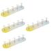 minkissy 4 Sets Nail Practice Holder Beauty Nail Decorations for Nail Art Nail Holders for Nail Painting Fake Nails Nail Display for Nail Art Press Nail Cosmetic Plastic