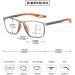 Vevesmundo Shitlill Progressive Multifocus Sport Glasses for Men & Women | Lightweight TR90 Design Gray & Orange 2.5X Magnification - Buy Online on GoSupps.com