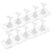 FRCOLOR 2 Sets of Base for Manicure Practice Stand for Painting Press on the Nail Stand Nail Modelling Accessories Nail Art Modelling Accessories Magnetic False Nails Acrylic Base