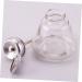  SOESFOUFU Refillable Glass Bottle Shaped for Nail Polish Remover with 180ml Pressure Pump Bottle for Liquid Storage - Buy Online on GoSupps.com