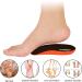 Poron Heel Cup Inserts for Plantar Fasciitis - Made in USA | Heel Pain Relief for Men and Women | Bone Spurs, Flat Feet, Shock Absorption | Black, Size 12-14 Women / 10-14.5 Men - Buy Online on GoSupps.com